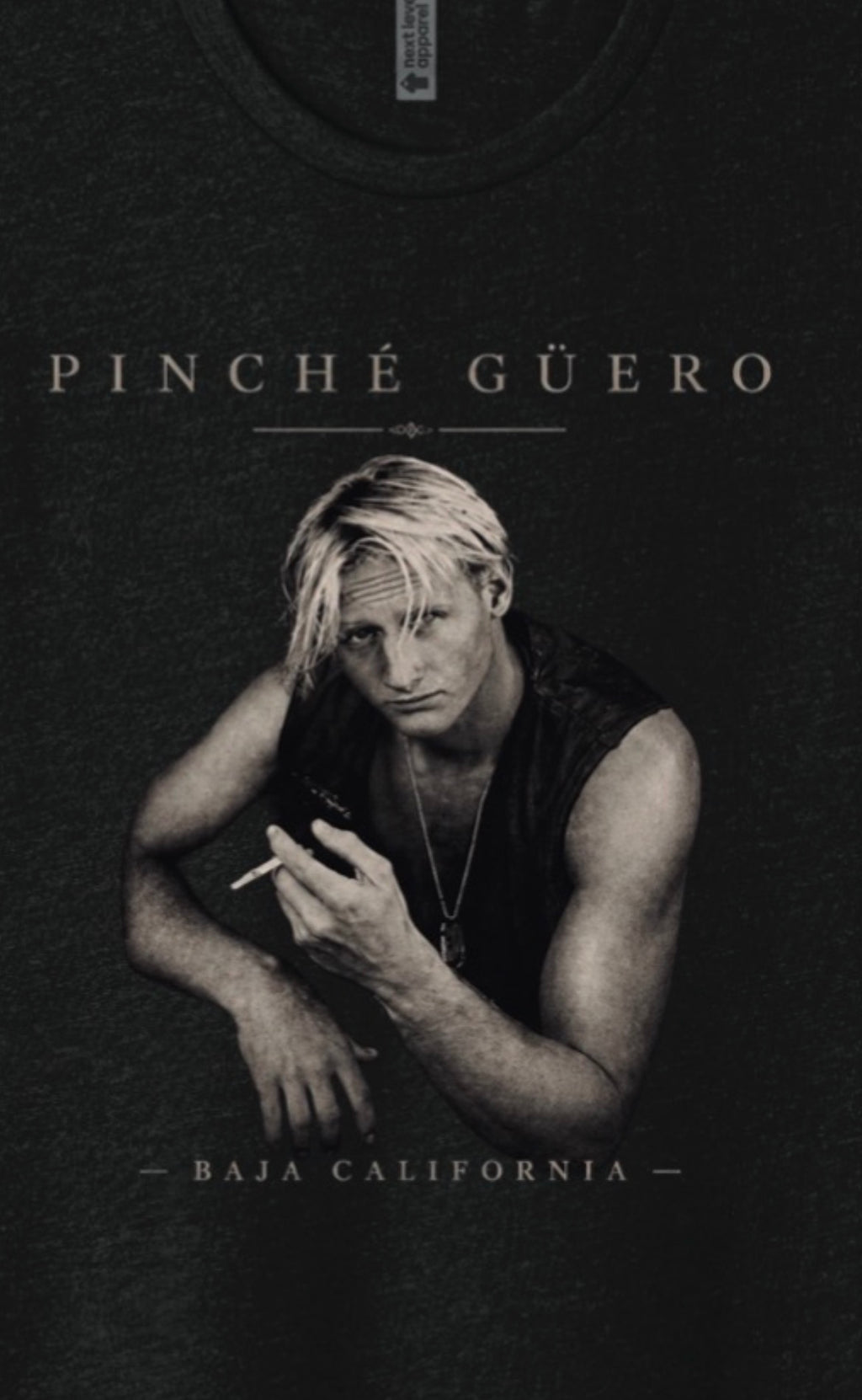 PINCHÉ GÜERO™     Monochrome Portrait Tee                               Baja California Edition